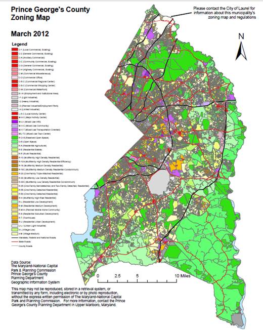 Prince George S County Parcel Map Zoning | Southern Maryland Agricultural Development Commission